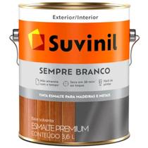 Tinta Esmalte Acetinado Sempre Branco 3.6 Litros - 50579135 - SUVINIL Tinta Esmalte Acetinado Sempre Branco 3.6 Litros - 50579135 - SUVINIL