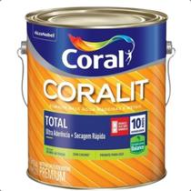 Tinta Esmalte Base Agua Branco Acetinado Coralit 3,6l - Coral