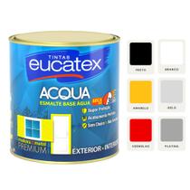 Tinta Esmalte Base Água Brilhante para Ferro e Madeira 900ml - Eucatex