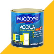 Tinta Esmalte Base Água Brilhante para Ferro e Madeira 900ml - Eucatex