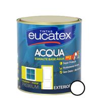 Tinta Esmalte Base Água Eucatex Acqua 900ml Branco Acetinado