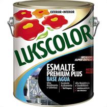 Tinta Esmalte. Base Agua Galao 3,6 Litros Lukscolor Branco.Brilh.