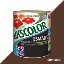 Tinta Esmalte Base Água Premium Plus Lukscolor Brilhante - 900ml - CONHAQUE