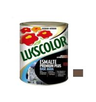 Tinta Esmalte Base De Água 900ml Lukscolor - Marrom Tabaco