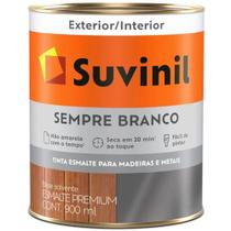 Tinta Esmalte Brilhante Sempre Branco 900ml - 50579199 - SUVINIL Tinta Esmalte Brilhante Sempre Branco 900ml - 50579199 - SUVINIL