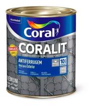 Tinta Esmalte Cinza 1/4 900ml Ferrolack Coral Tinta Esmalte Cinza 1/4 900ml Ferrolack Coral