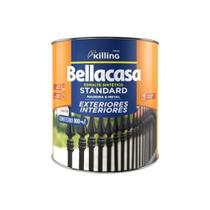 Tinta Esmalte Cinza Escuro Brilhante Killing 900ML