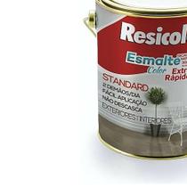 Tinta Esmalte Color Extra Rapido Branco 3,6 Lts Resicolor