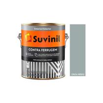 Tinta Esmalte Contra Ferrugem 3,6lts Suvinil Cinza Médio Tinta Esmalte Contra Ferrugem 3,6lts Suvinil Cinza Médio