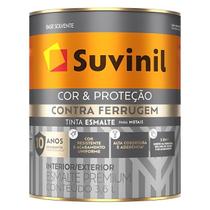 Tinta Esmalte Contra Ferrugem Cinza Médio 3,6L Suvinil Tinta Esmalte Contra Ferrugem Cinza Médio 3,6L Suvinil