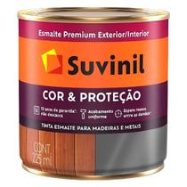 Tinta Esmalte Cor e Proteção Fosco Branco para Madeiras e Metais Suvinil Tinta Esmalte Cor e Proteção Fosco Branco para Madeiras e Metais Suvinil