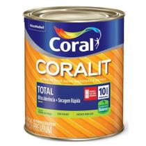 Tinta Esmalte Coral Coralit Secagem Rápida Zero Oor Brilhante 900ml