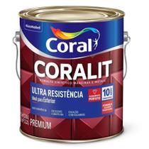 Tinta Esmalte Coral Coralit Ultra Resistência Brilho 3,6L Tinta Esmalte Coral Coralit Ultra Resistência Brilho 3,6L