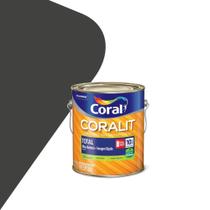 Tinta Esmalte Coralar Seca Rápido Preto 3,6L - Econômica E Rápida