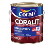 Tinta Esmalte Coralit Alto Brilho Platina 3,6 Litros Coral