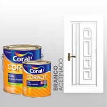 Tinta Esmalte Coralit Total Agua Madeira E Metais 3,6l Branco Acetinado
