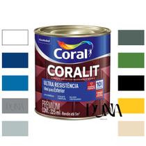 Tinta Esmalte Coralit Ultra Resistência Madeira e Metal 225ml