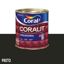 Tinta Esmalte Coralit Ultra Resistente Brilhante Madeira e Metais Coral 225ml