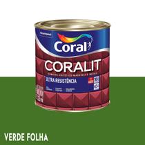 Tinta Esmalte Coralit Ultra Resistente Brilhante Madeira e Metais Coral 225ml