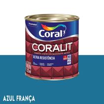 Tinta Esmalte Coralit Ultra Resistente Brilhante Madeira e Metais Coral 225ml