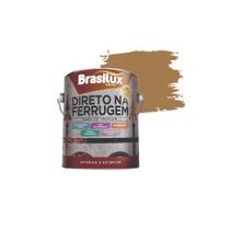 Tinta Esmalte Direto na Ferrugem Alta Resistencia - Marrom Bronze 900ml - Brasilux