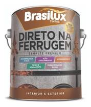 Tinta Esmalte Direto Na Ferrugem Resistente Marrom Bronze 3,6 Litros Brasilux