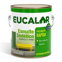 Tinta Esmalte Eucalar Brilhante Alumínio 3600ml Tinta Esmalte Eucalar Brilhante Alumínio 3600ml