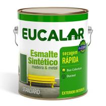 Tinta Esmalte Eucalar Brilhante Amarelo Ouro 3600ml Tinta Esmalte Eucalar Brilhante Amarelo Ouro 3600ml