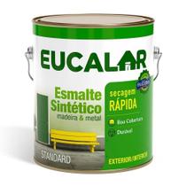 Tinta Esmalte Eucalar Brilhante Azul Mar 3600ml
