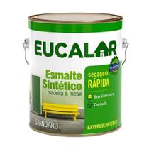 Tinta Esmalte Eucalar Brilhante Branco 3,6 Litros Tinta Esmalte Eucalar Brilhante Branco 3,6 Litros