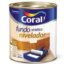 Tinta Esmalte Fosco Fundo Nivelador Coralit Branco 900ml - Coral