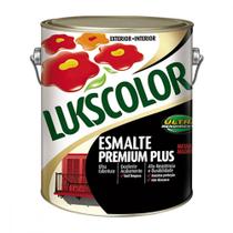 Tinta Esmalte. Galao 3,6 Litros Sintetico Prem.Lukscolor Branco Fosco