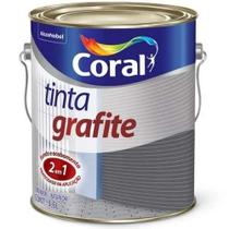 Tinta esmalte grafite fosco coral - cinza escuro - 3,6 litros Tinta esmalte grafite fosco coral - cinza escuro - 3,6 litros