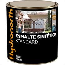 Tinta Esmalte Hydronorth Standard Acetinado Para Metais E Madeiras 900Ml Branco Neve