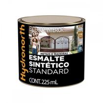 Tinta Esmalte Hydronorth Standard Brilhante Para Metais E Madeiras 225Ml Cinza Medio 00043467