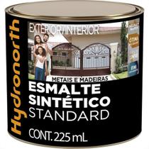 Tinta Esmalte Hydronorth Standard Brilhante Para Metais E Madeiras 225Ml Laranja