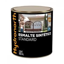 Tinta Esmalte Hydronorth Standard Brilhante Para Metais E Madeiras 900Ml Cinza Medio 00043480