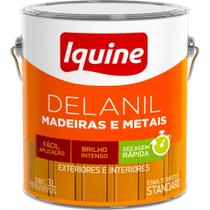 Tinta Esmalte Iquine Delanil Standart 3L Cinza Medio