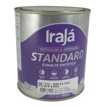 Tinta Esmalte Irajá 1/4 900ml Alto Brilho Platina Tinta Esmalte Irajá 1/4 900ml Alto Brilho Platina