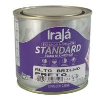 Tinta Esmalte Irajá Preto Fosco 1/16 225ml
