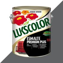 Tinta esmalte lukscolor 3600l cinza escuro
