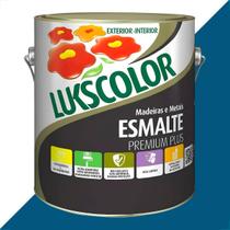 Tinta esmalte lukscolor alto brilho 3600ml azul franca