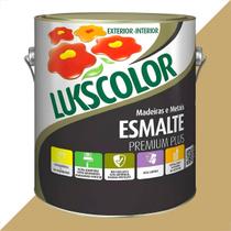 Tinta esmalte lukscolor alto brilho 3600ml camurca claro