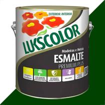 Tinta esmalte lukscolor alto brilho 3600ml verde folha