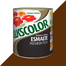 Tinta esmalte lukscolor alto brilho 900ml conhaque Tinta esmalte lukscolor alto brilho 900ml conhaque