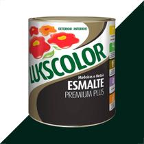 Tinta esmalte lukscolor alto brilho 900ml verde colonial Tinta esmalte lukscolor alto brilho 900ml verde colonial