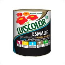 Tinta esmalte lukscolor base agua acetinado 900ml branco