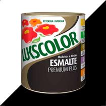 Tinta esmalte lukscolor fosco 900ml preto