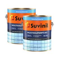 Tinta Esmalte Multissuperfícies Branco 3,6L C/ 2 UN Suvinil
