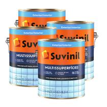 Tinta Esmalte Multissuperfícies Branco 3,6L C/ 4 UN Suvinil